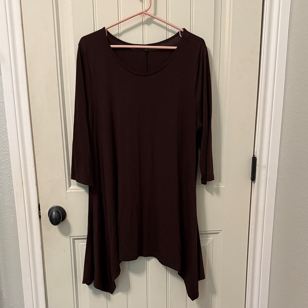 Elegant Brown Women's Top